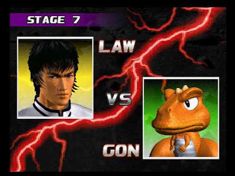 Tekken 3 ( PS1 ) - Law - Arcade Mode - Arranged Music ( Feb 21, 2018 )