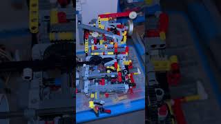 #lego clock strikes 5 o’clock #legotechnic #attiny85 #electricmotor