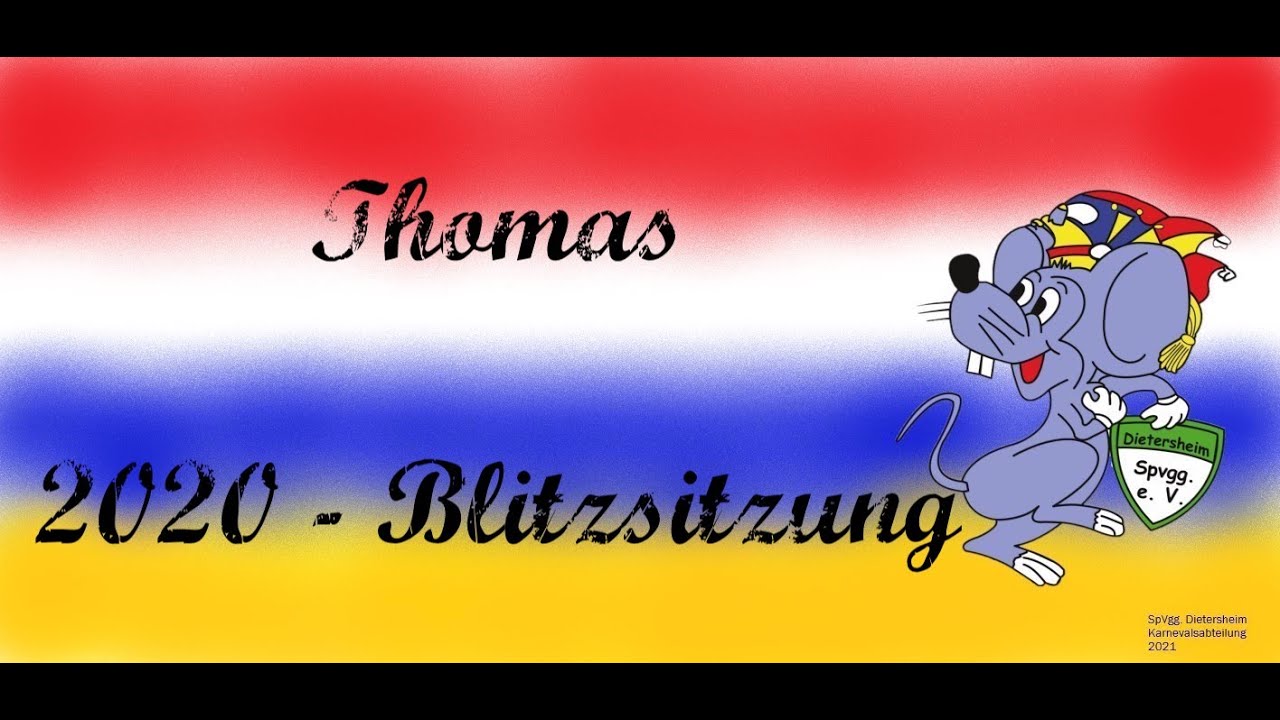 Vortrag Thomas - Blitzsitzung (2020)