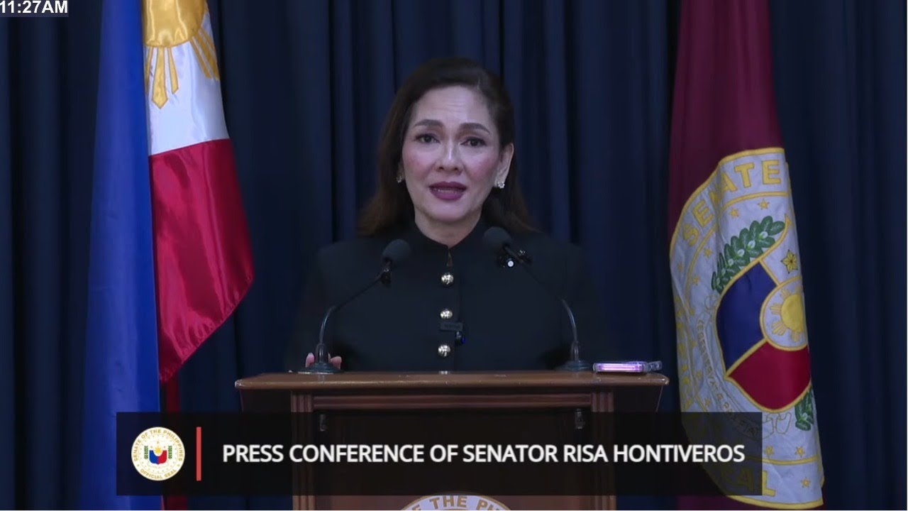 Senador Risa Senate Press Conference of Senator Risa Hontiveros (February 18, 2026 ...