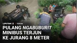Pulang Ngabuburit, Minibus Terjun ke Jurang Delapan Meter di Sumedang, Empat Pemuda Luka-Luka