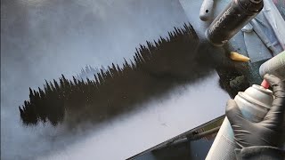 Insanely Easy Black and White Spray Paint Art! screenshot 5