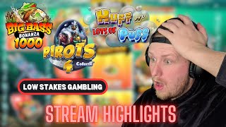LOW STAKES Stream Highlights! 😱 My Biggest Wins of the Week (£50 Budget)!