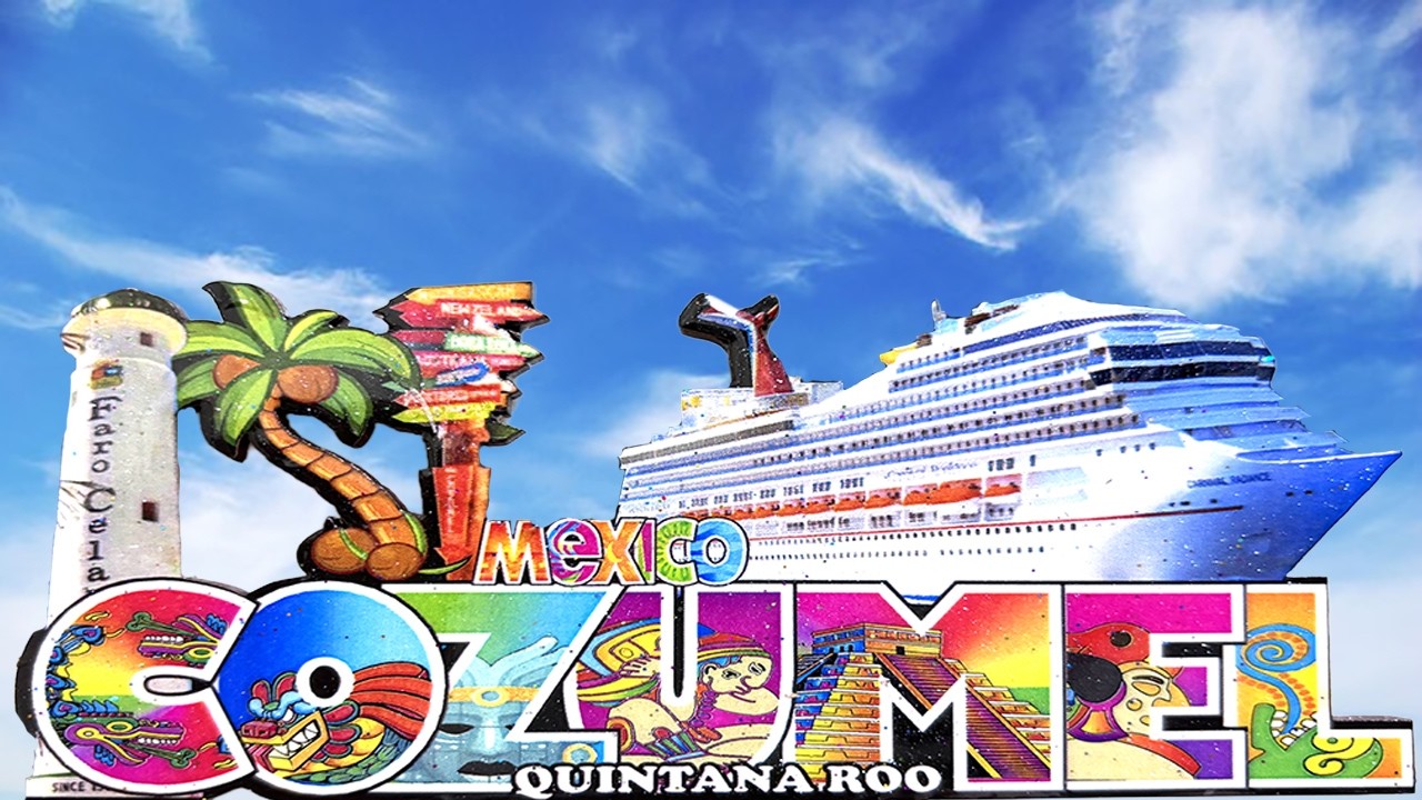 Carnival Valor departing Cozumel, Mexico