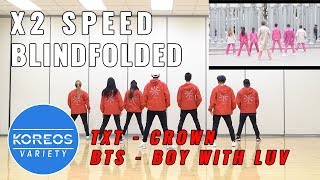 [Koreos Variety] EP59 x2 Speed TXT Crown + Blindfolded BTS Boy With Luv