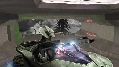 Halo 1 Trick (episode 33): Warthog in top of the Sidewinder