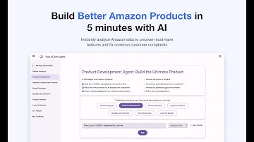 AI Tools for Amazon Sellers to Develop 5-Star Products Instantly, Analyze Listings, and More