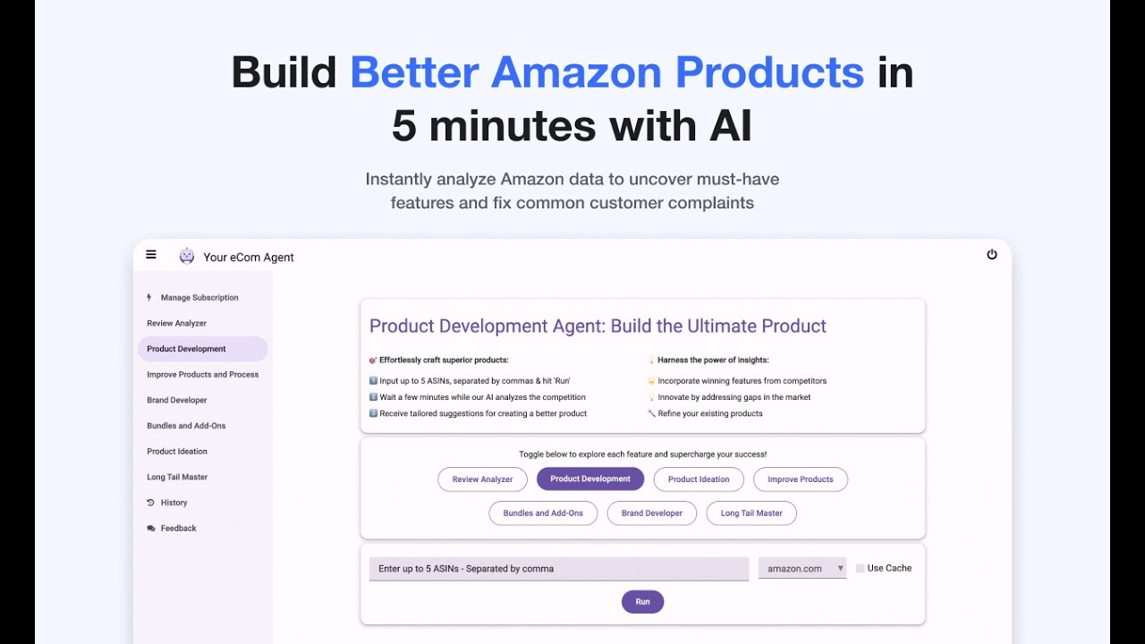 AI Tools for Amazon Sellers to Develop 5-Star Products Instantly ...