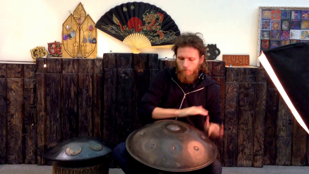 Pasha Aeon - OMana Handpan Music, Сeltic Minor Scale, Zanza Art Space, HD 2017