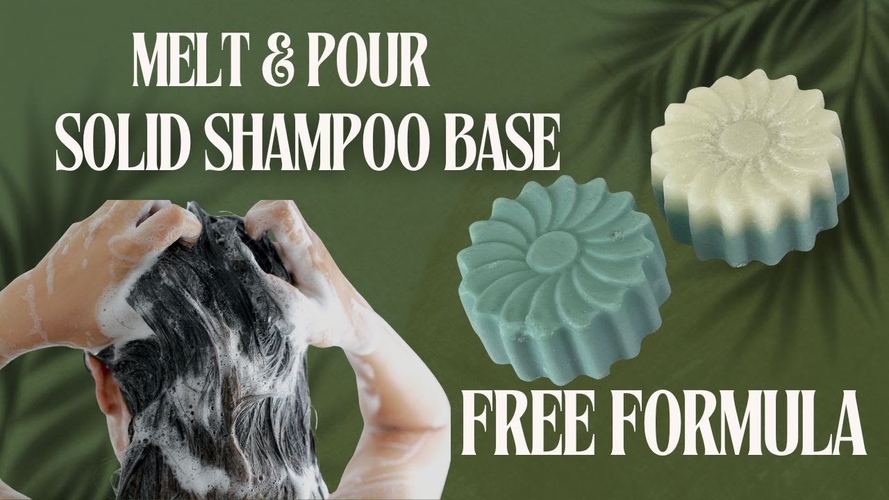 DIY Melt & Pour Solid Shampoo Base Recipe | Free Formula for Luxurious, Sulfate-Free Hair Care
