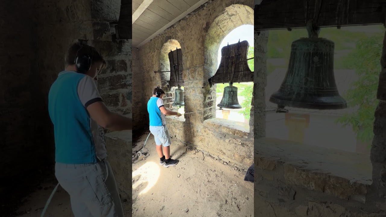 2 repique de campanas en la iglesia de imirizaldu (Navarra)