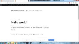 Rewrite wordpress post url working example