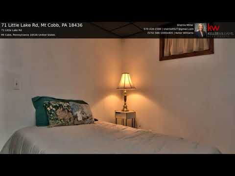 71 Little Lake Rd, Mt. Cobb, PA home video tour
