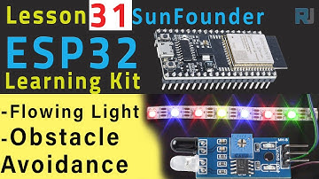 ESP32 Tutorial 31 - Project LED Strip with Obstacle Avoidance | SunFounder