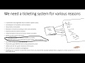 It support ticketing system training lecture 1