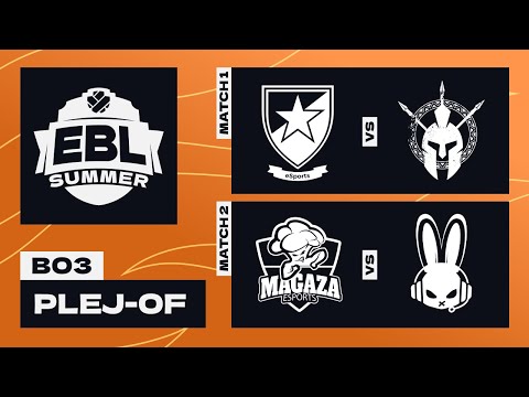 EBL 2025 PLEJOF - Crvena zvezda vs SPIKE | MAGAZA vs The Secret Club - SUMMER - Bo3