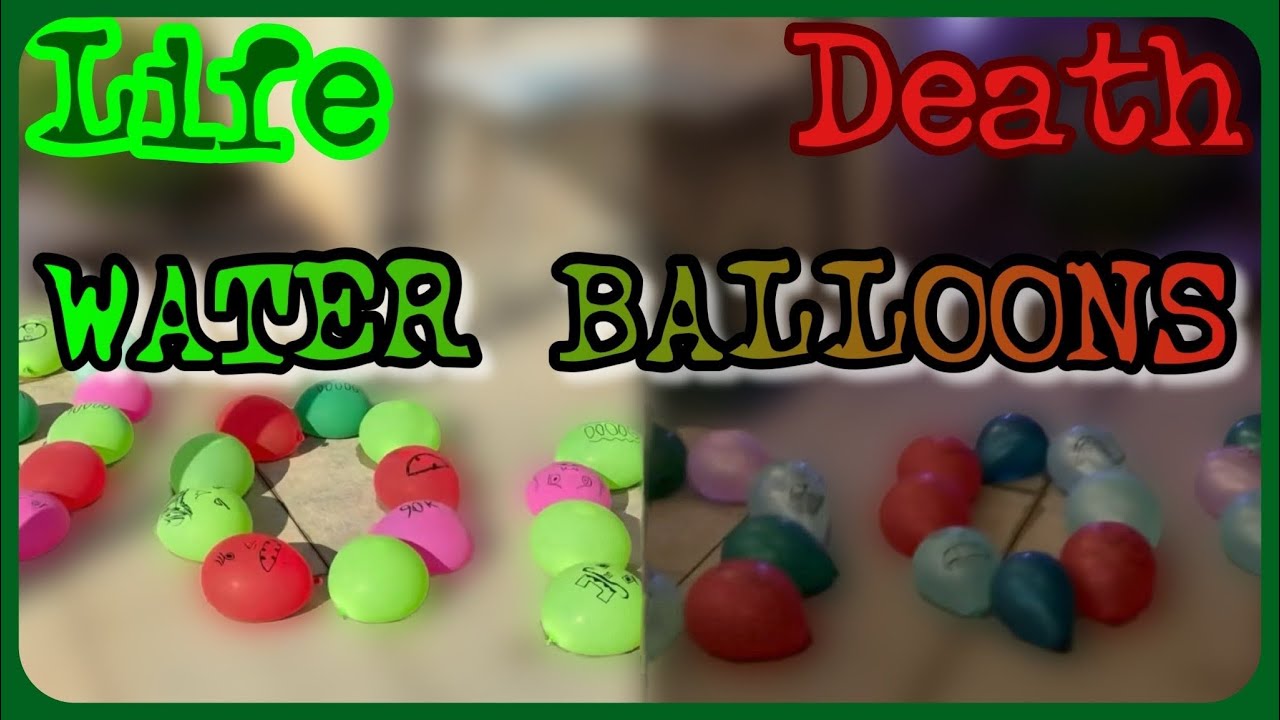 POPPING WATER BALLOONS and then FOLLOWING THEM into the AFTERLIFE!! (18 mins of pure DESTRUCTION)
