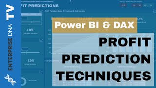 profit prediction techniques in power bi - scenario analysis w/dax