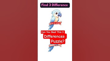 👀"Find the 3 Differences - Puzzle Game" #152 #challenge #games