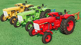 MINI TRACTORS OF COLORS - PLOW with FIAT TRACTORS - FS22