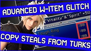 Ff7 Guide - Using The W-Item Glitch To Copy Steals From Enemies In Final Fantasy 7