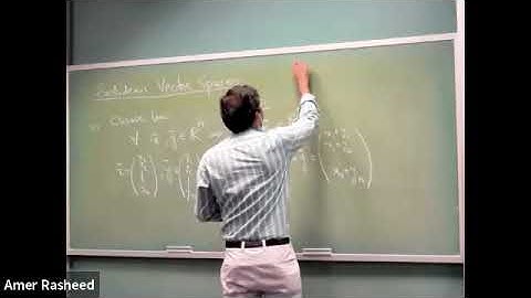MATH120 - S3: Lecture - 10 - Euclidean Vector Spaces