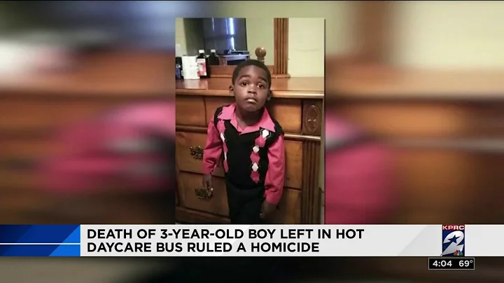 Death of 3-year-old boy left in hot daycare bus ruled a homicide