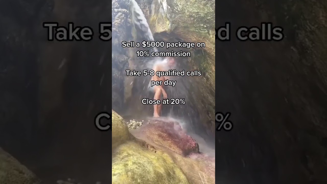 When you realized $120k/year as a remote closer is just 1 closed deal per day at $500 commission