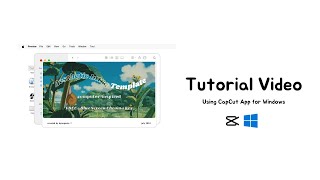 aesthetic intro template tutorial (how-to) | CapCut for Windows ♡ easy • for beginners