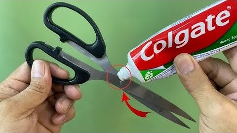 Put Toothpaste on scissors!!😱 Don