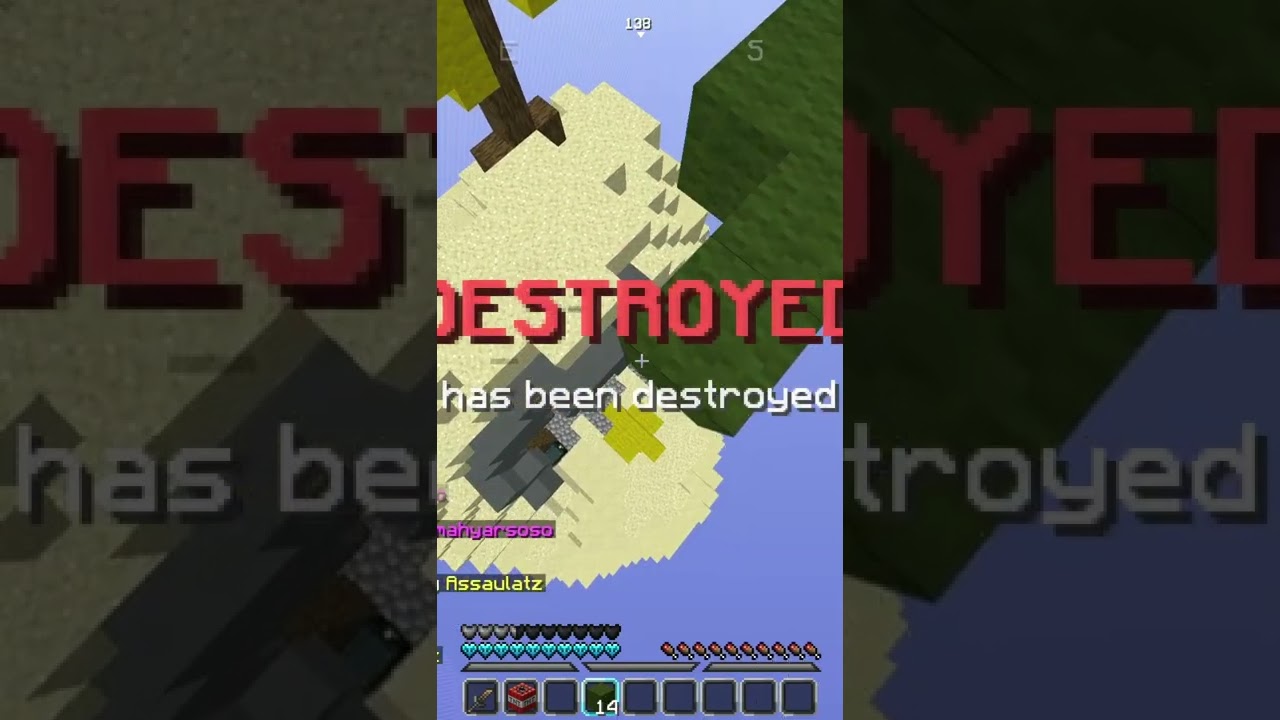 OP BED DESTROYED IN MINECRAFT BEDWARS 