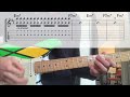 (Get Down) Saturday Night [TABS lesson + playalong]