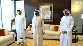 أمام محمد بن راشد .. أربعة قضاة بمحاكم مركز دبي المالي العالمي يؤدون اليمين القانونية