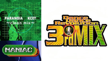 DanceDanceRevolution 3rdMix | PARANOiA KCET ~clean mix~ | Maniac Mode