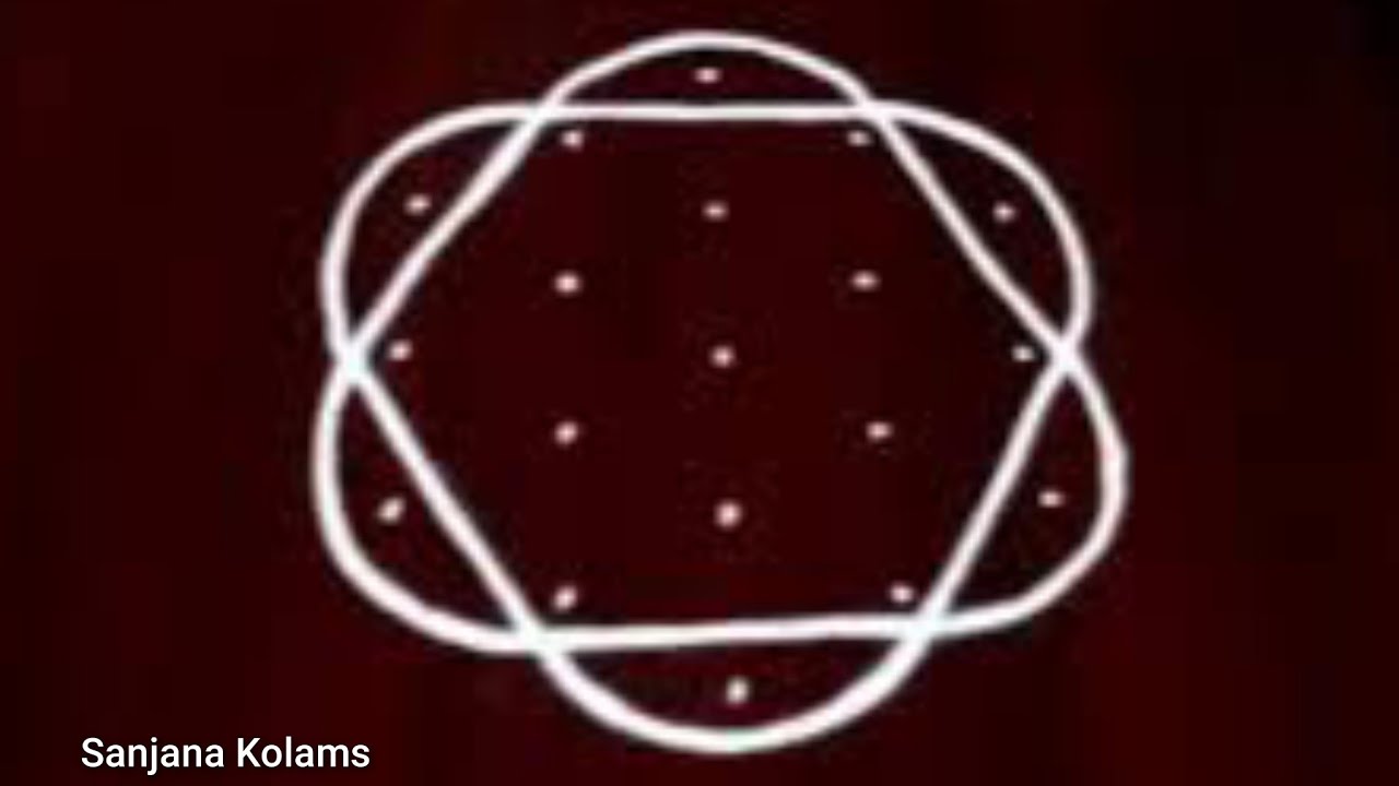 🌺5*3 Dot🌺 Easy Simple Beautiful and🌺Traditional KambiKolam🌺 Friday and Festival Rangoli