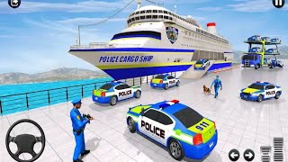 💥Police Cargo Transport Truck | Police Car Parking Game Driving Simulator | Us Police Car Game | screenshot 4