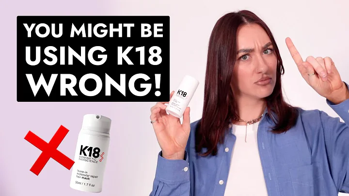 How to use K18 Mask in 5 minutes | Tips on how to make the most out of your Molecular Repair Mask