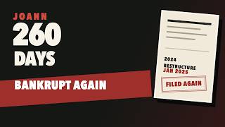 JOANN Filed for Bankruptcy Again—Just 260 Days Later