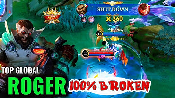 ONE SHOT BUILD! ROGER CRAZY DAMAGE BUILD!! - 100% BROKEN! - ROGER BEST BUILD 2025 - MLBB