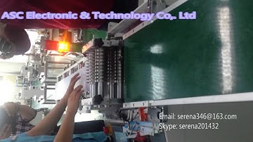 multi blade pcb cutting machine with groups of blade ASC 900