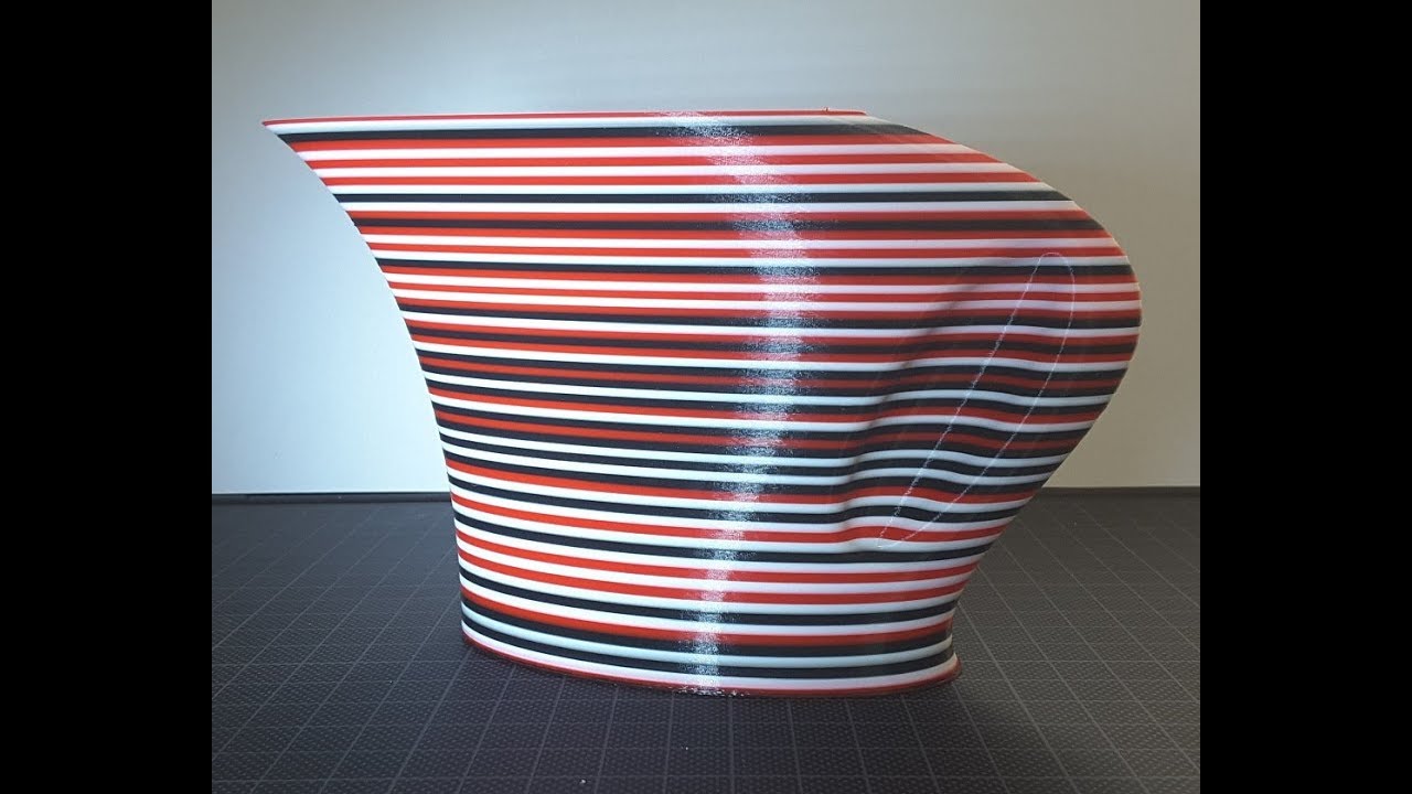 DUAL Extruder Multicolor 3D print Timelapse