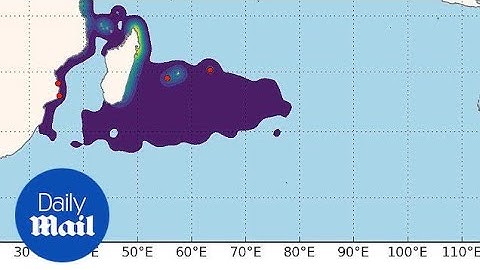 Video shows how debris from MH370 aircraft could have spread - Daily Mail