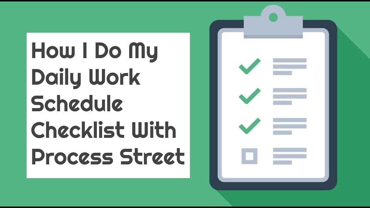 It Daily Checklist Template from i.ytimg.com