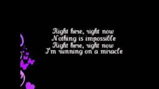 Agnes Carlsson-Right Here, Right Now lyrics
