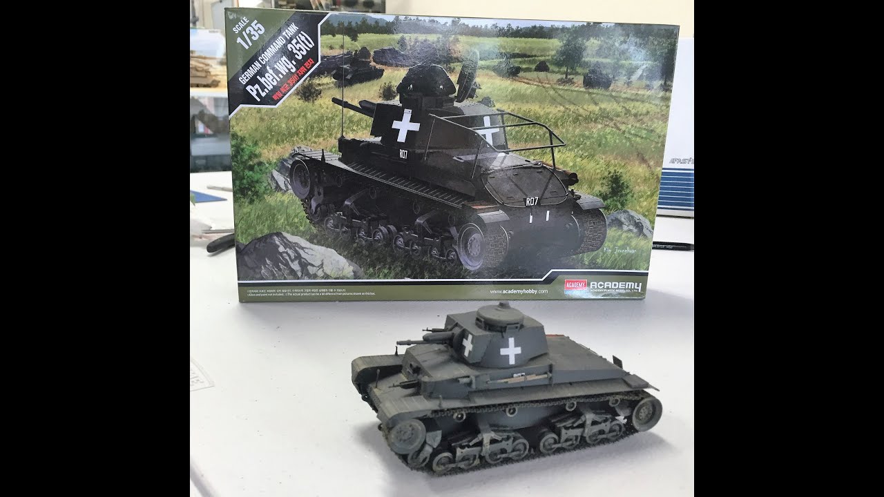 Сборка моделей Академии 1/35 Panzer 35t