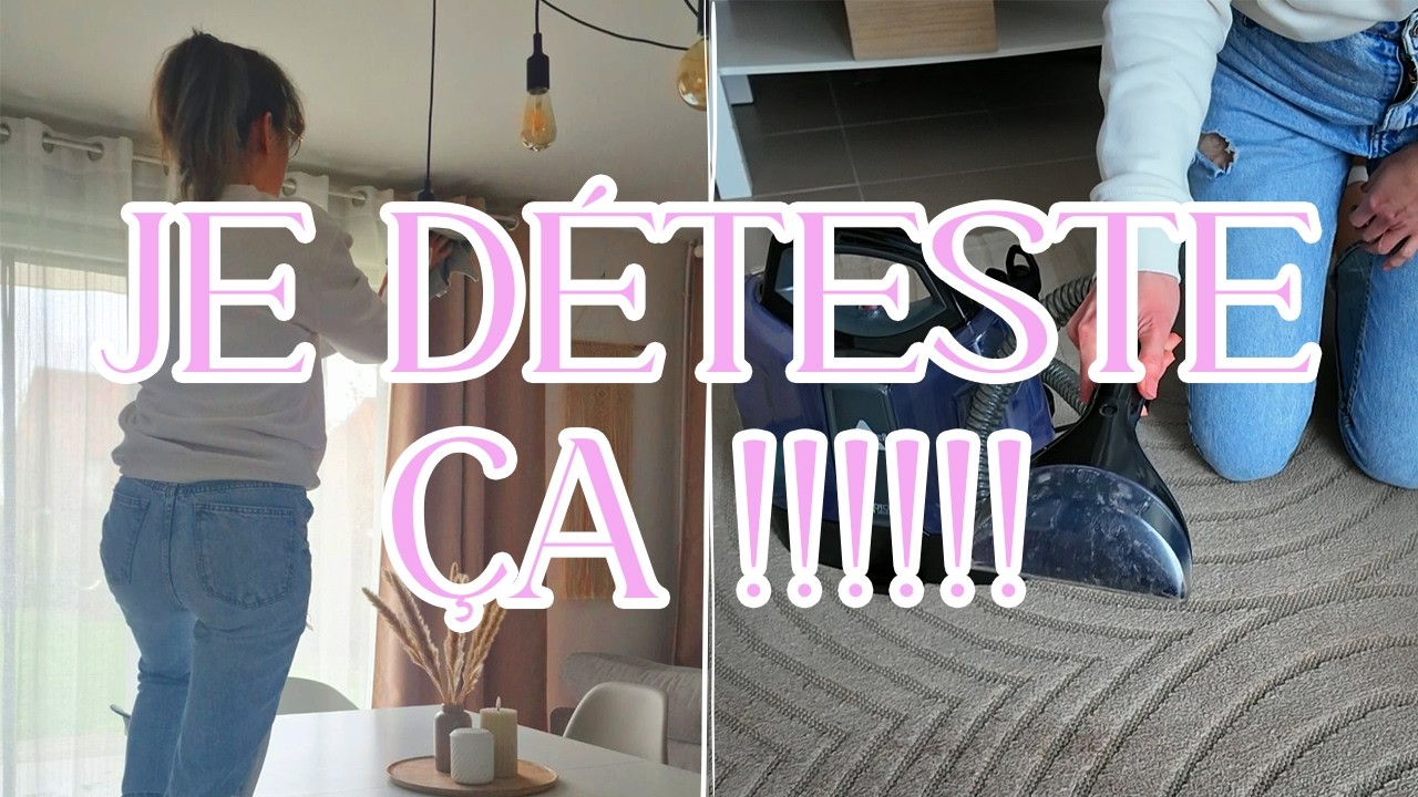 10 choses que je déteste nettoyer | Motivation ménage douce & réaliste