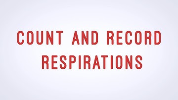 Count and Record Respirations - CNA skill video - AAMT