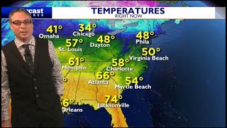 Sunday Bedtime Forecast February 26, 2023