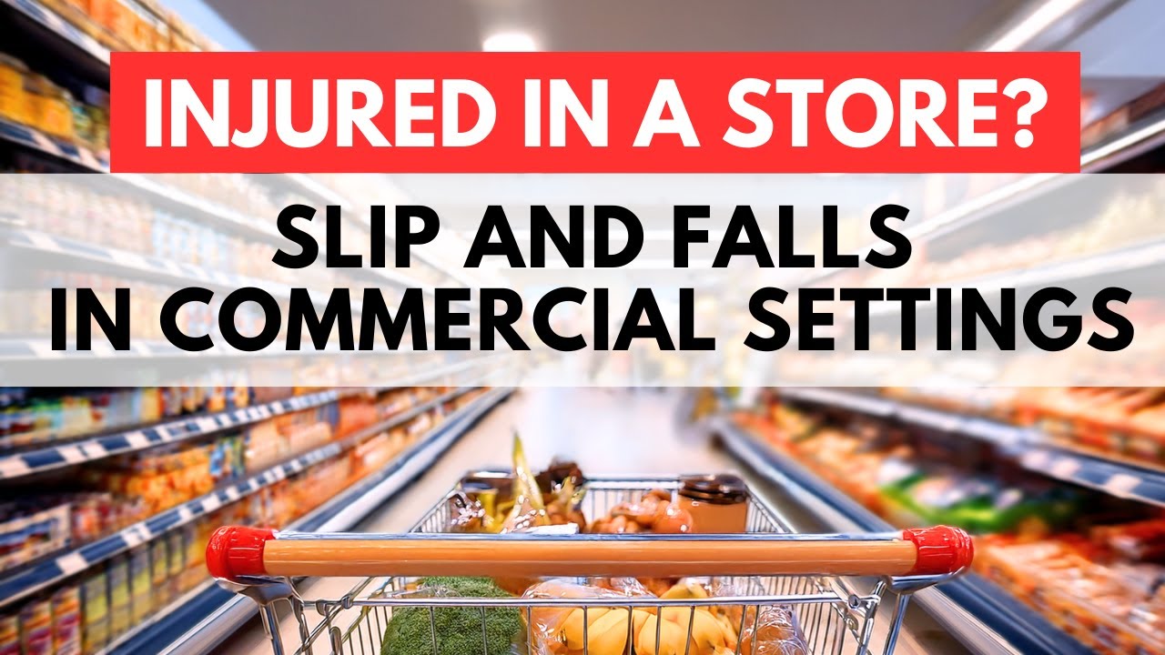 Что делать, если вы поскользнулись и упали в розничном или коммерческом помещении