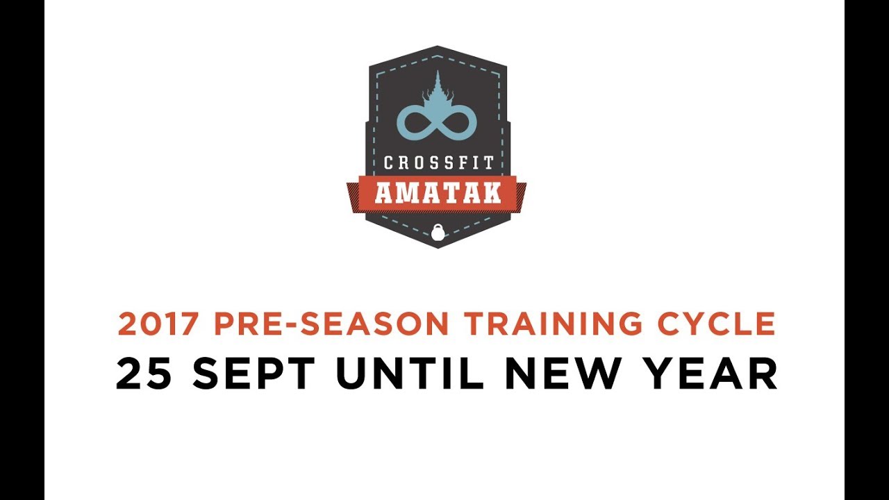 Amatak Pre-Season Training Cycle 2017
